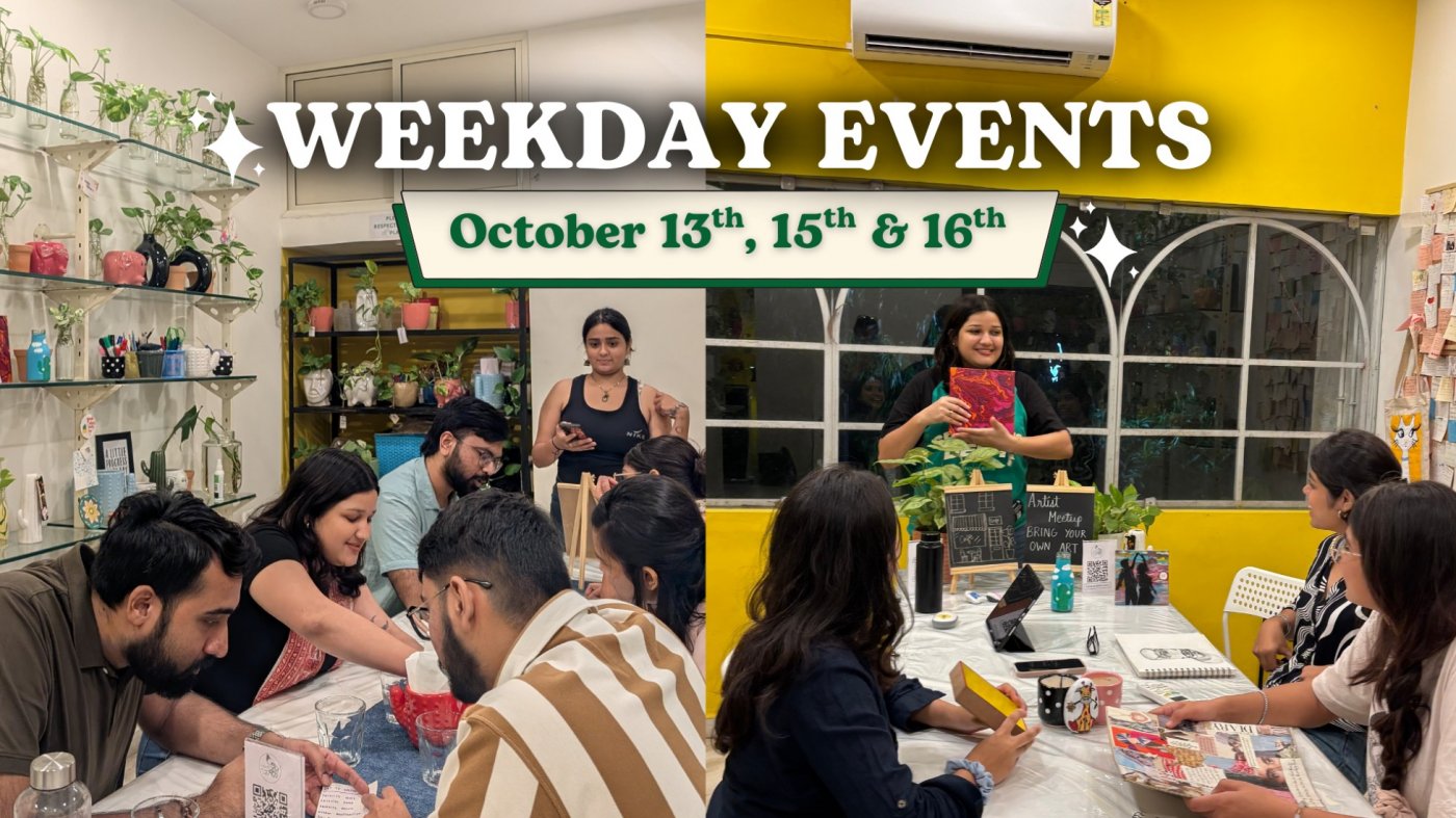 Weekday Events at CPL, Rajpath Rangoli (October 13th & 16th)