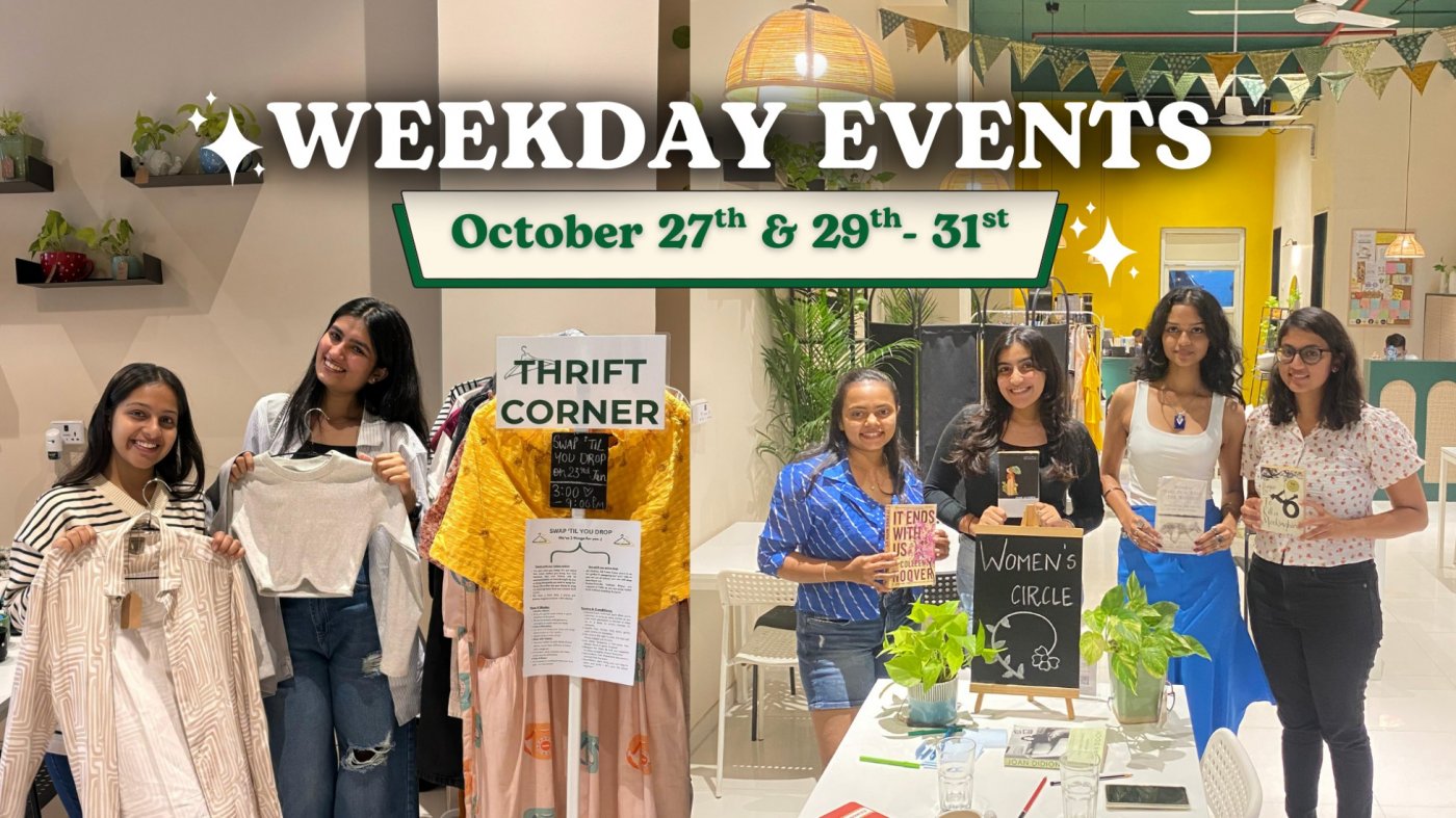 Weekday Events at CPL, Rajpath Rangoli (October 27th, 29th & 30th)