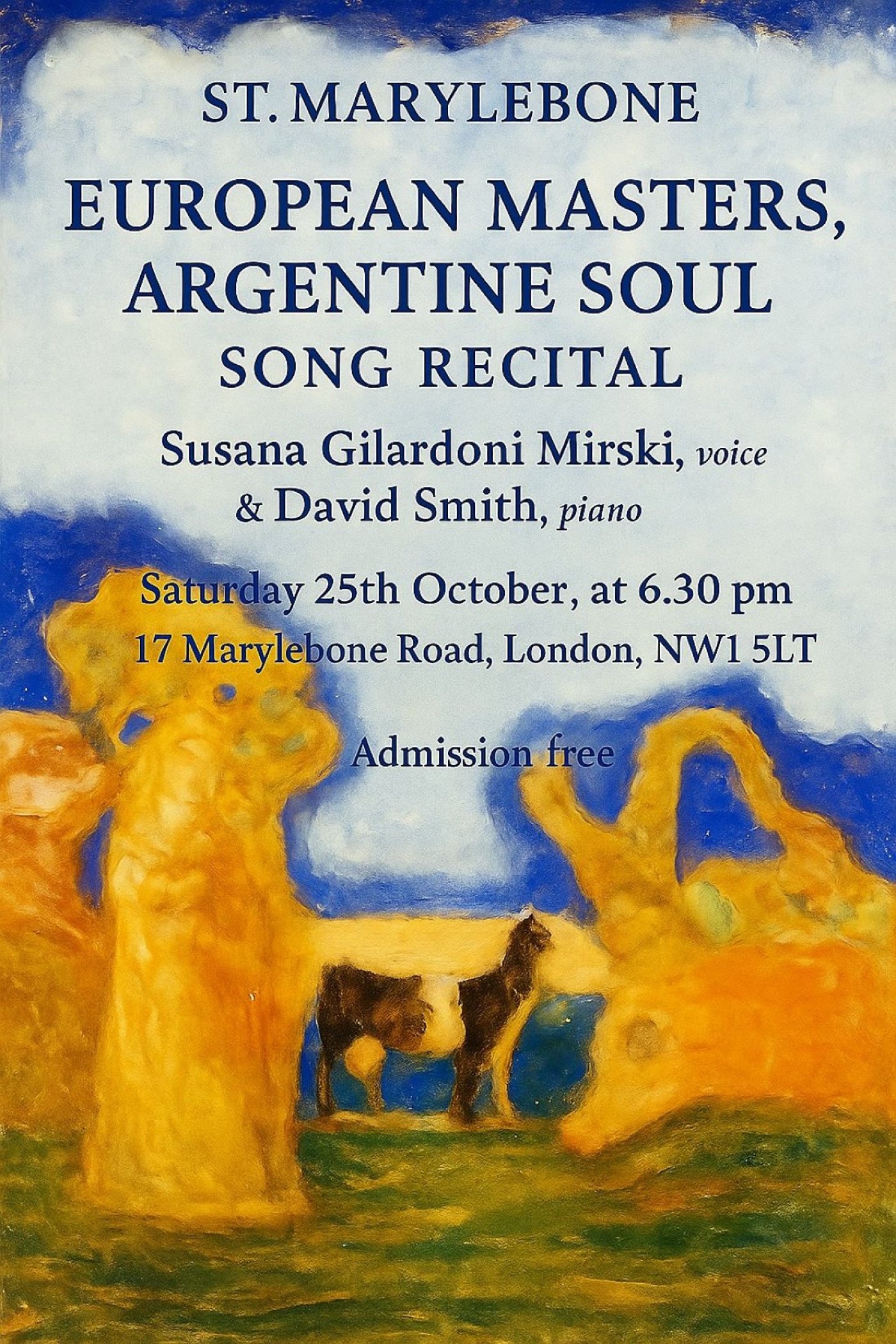 European Masters, Argentine Soul - Song Recital