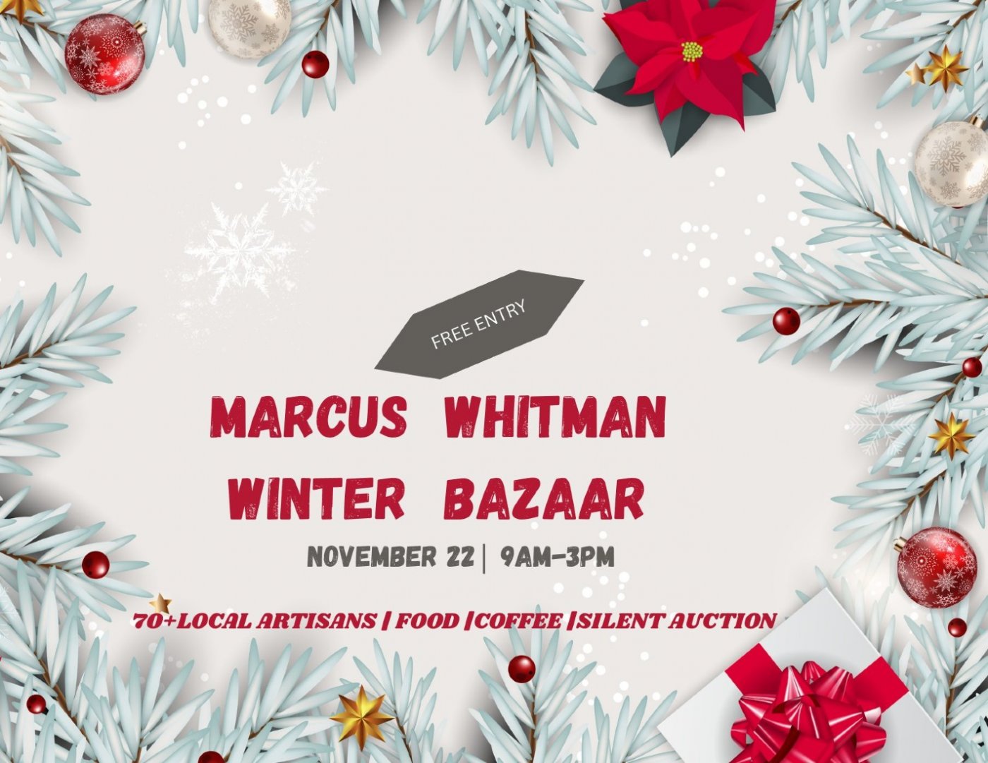 Marcus Whitman Winter Bazaar