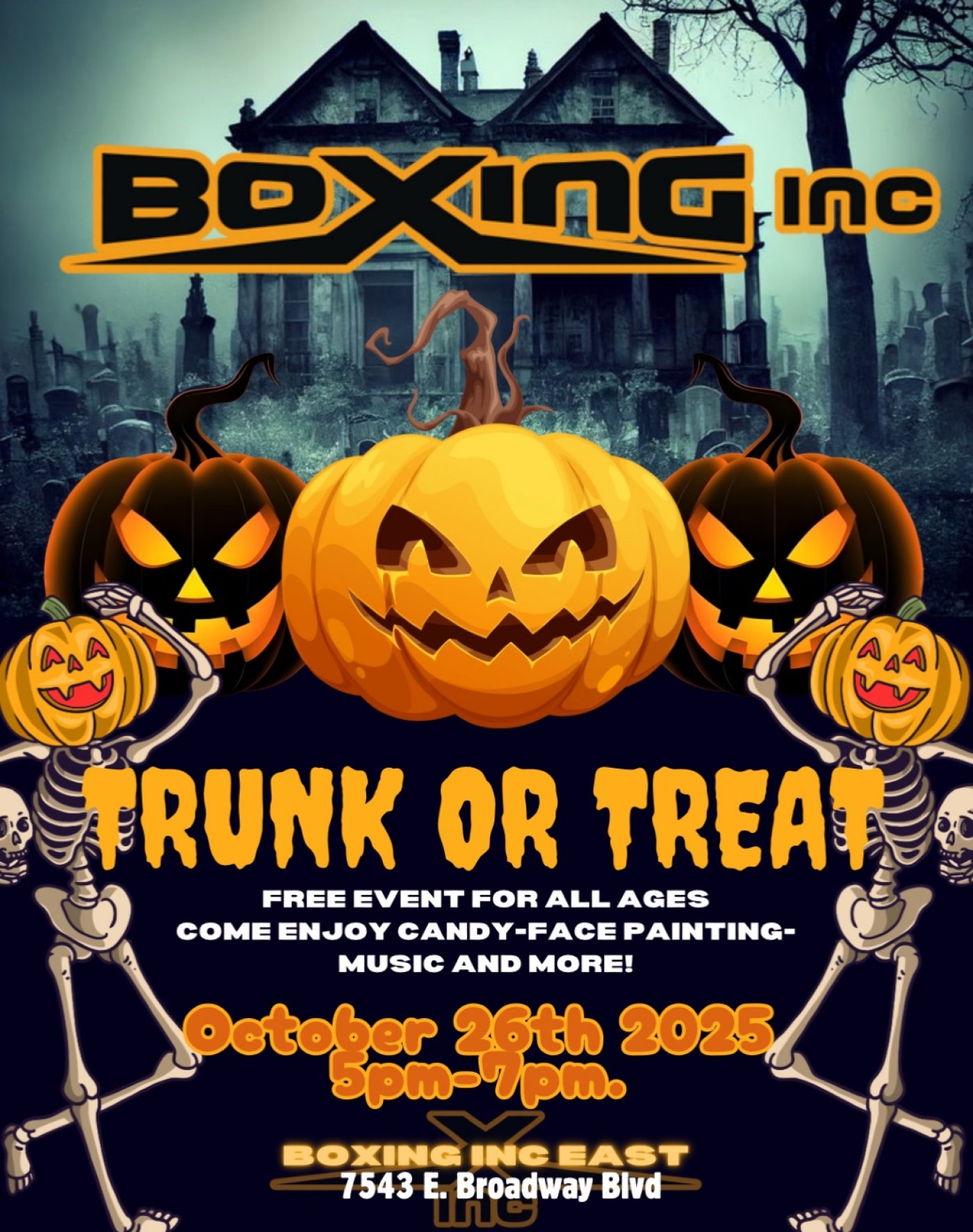 Boxing Inc Trunk or Treat
