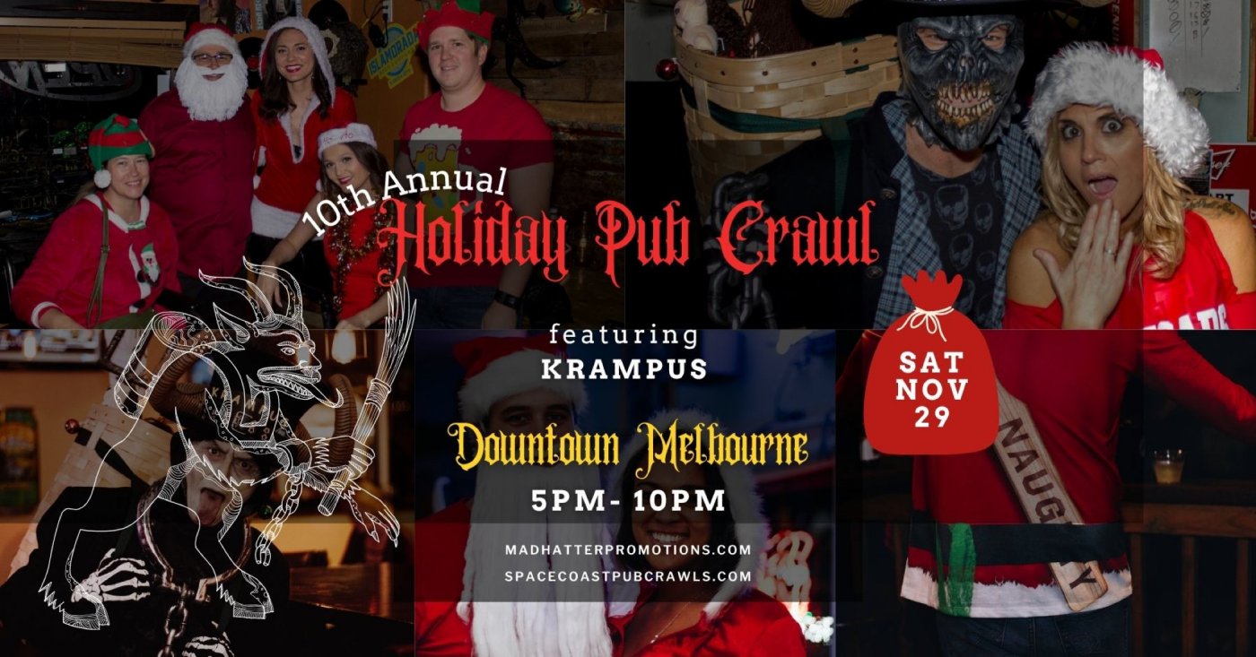 10th Holiday Pub Crawl Downtown Melbourne