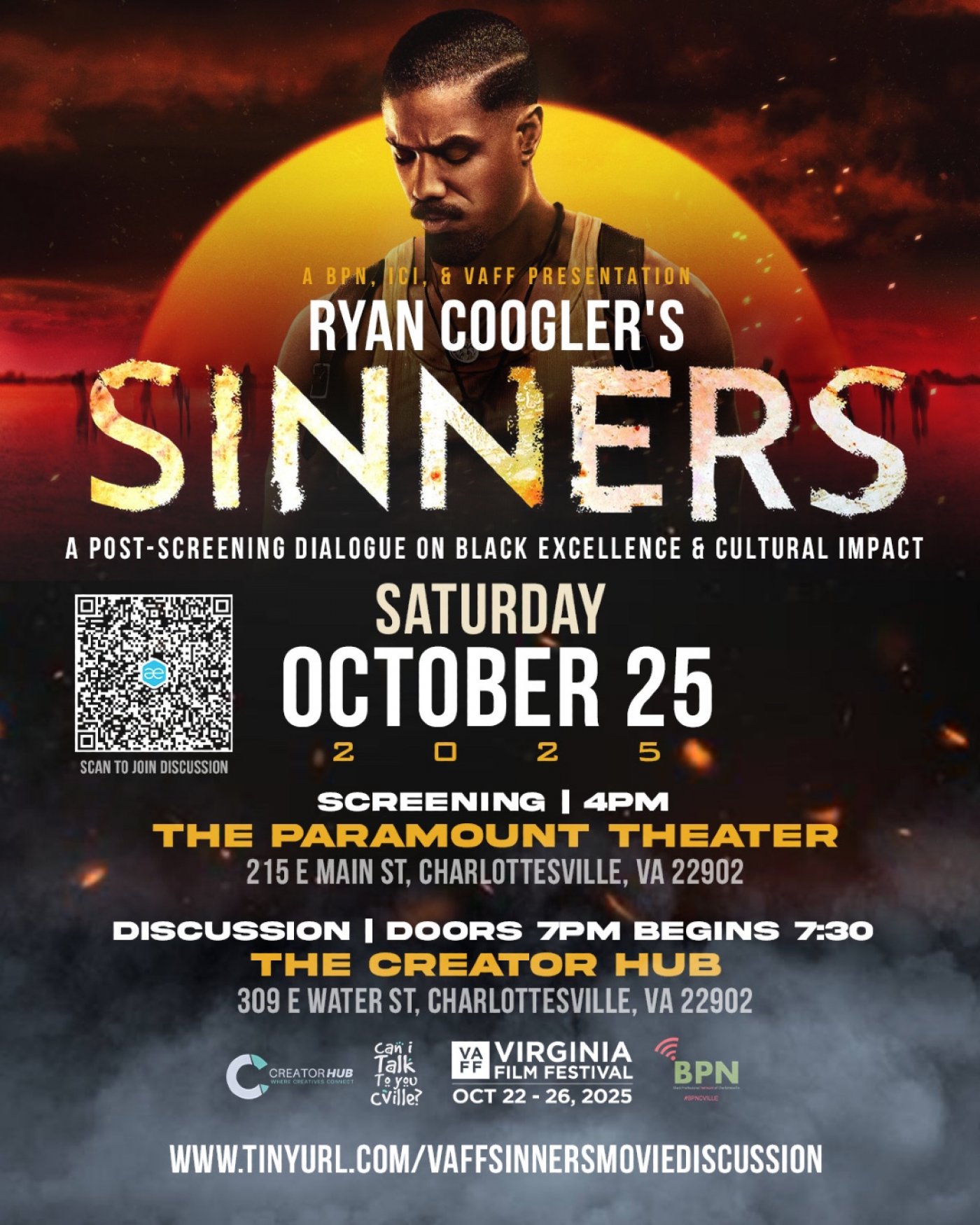 Sinners: A Post-Screening Dialogue on Black Excellence & Cultural Impact