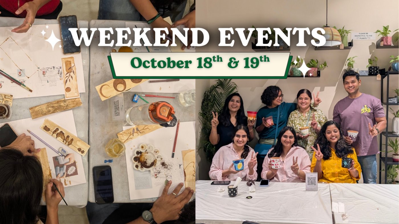 Weekend Events at CPL, Naranpura (October 18th & 19th)