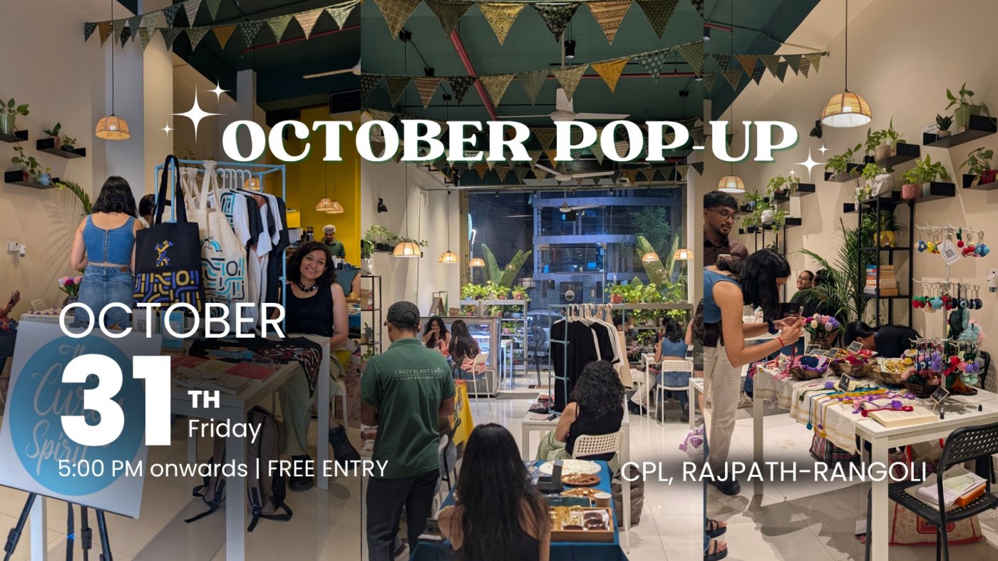October Pop-up at CPL, Rajpath-Rangoli
