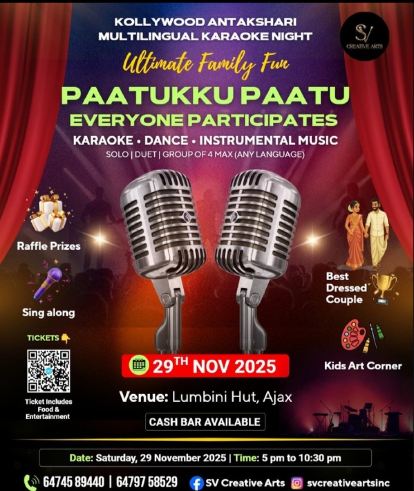 Kollywood Antakshari & Multilingual Karaoke Night 2025