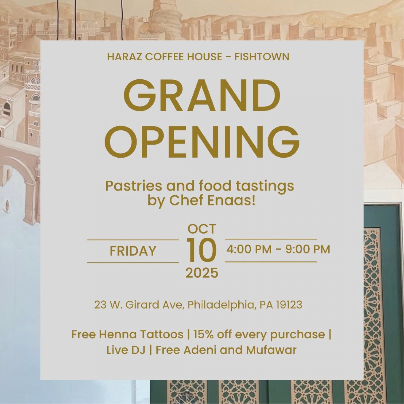Haraz Fishtown - Grand Opening! (FREE)