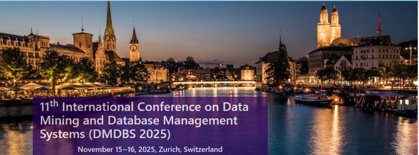 11th International Conference on Data Mining and Database Management Systems (DMDBS 2025)