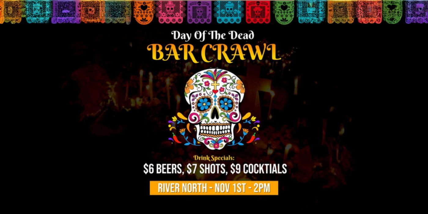 Day Of The Dead Halloween Bar Crawl
