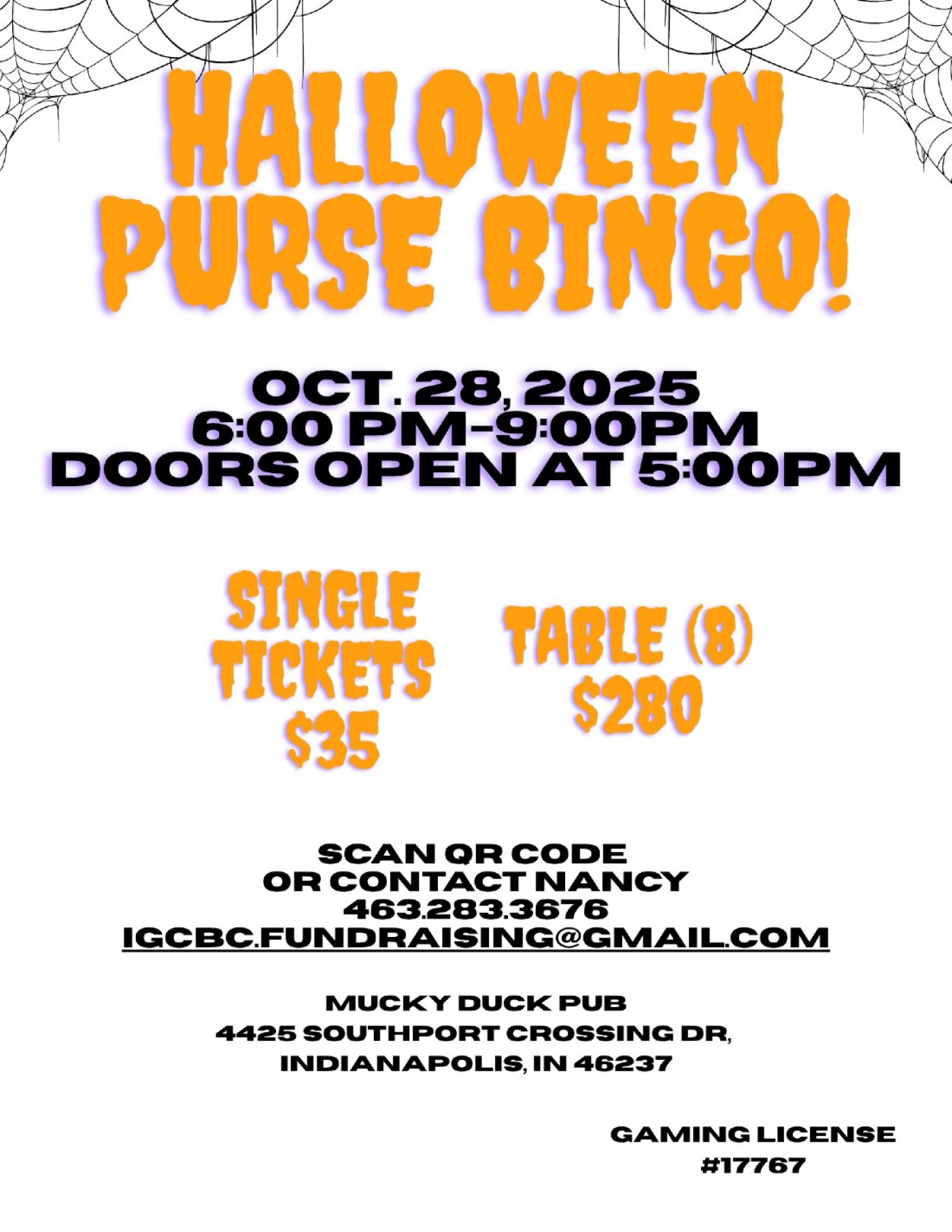 Halloween Purse BINGO