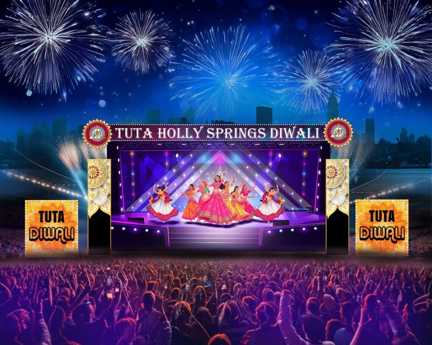TUTA Grand Diwali at Holly Springs