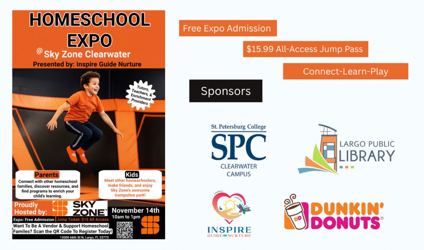 Homeschool Expo @ Sky Zone Clearwater - Free Raffles, Family Fun & Resource