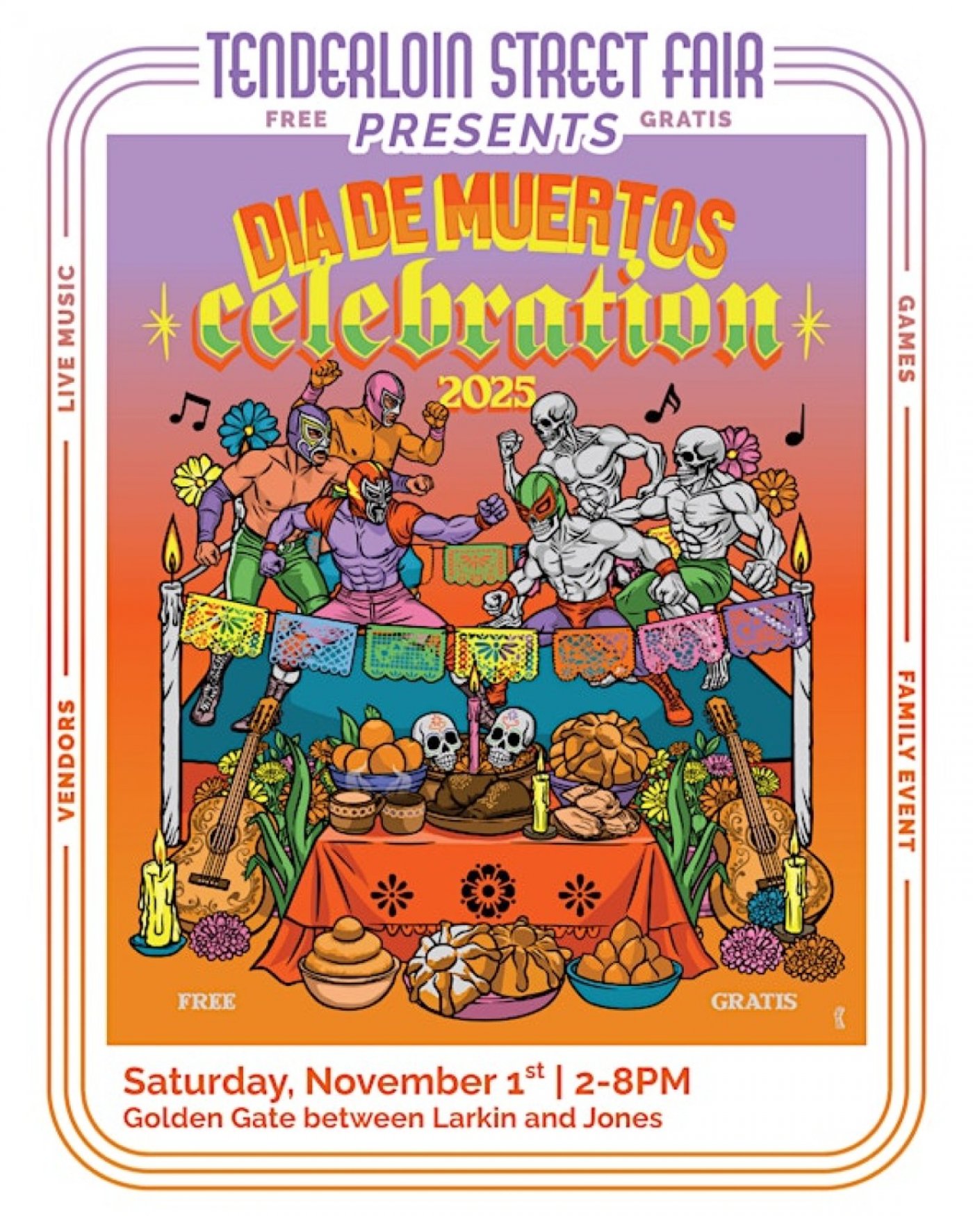 Tenderloin Street Fair Presents: Dia de Muertos Celebration 2025