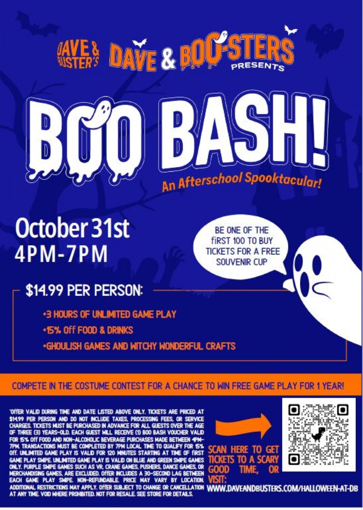 Dave & Buster's Boo Bash!