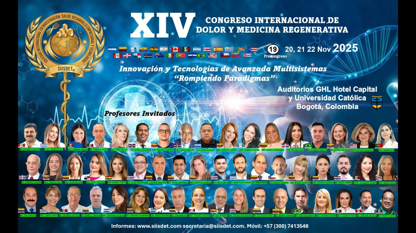 14th International Congress on Pain and Regenerative Medicine \u2013 SIISDET 2025