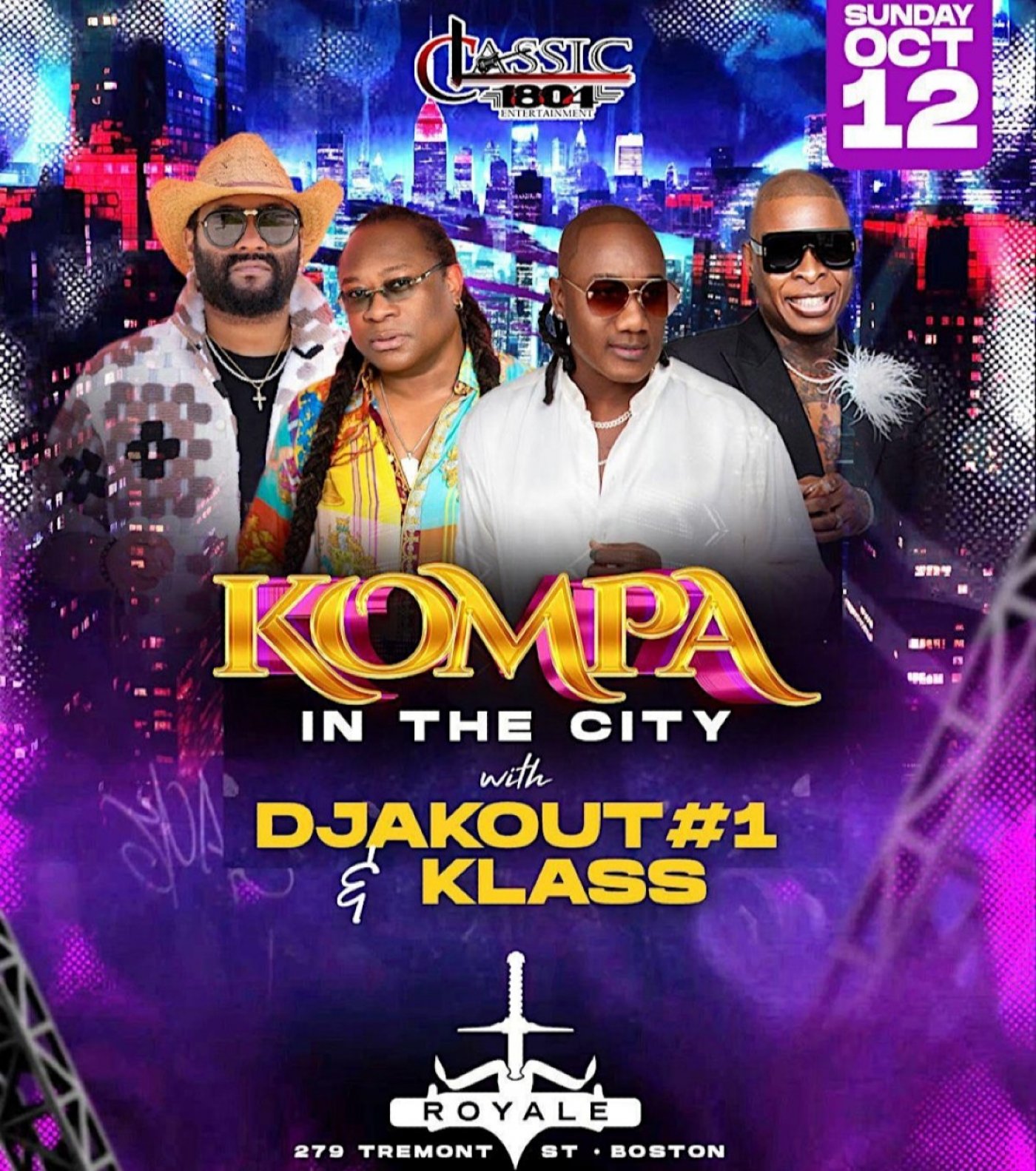 DJAKOUT#1 & KLASS @THE ICONIC ROYALE BOSTON