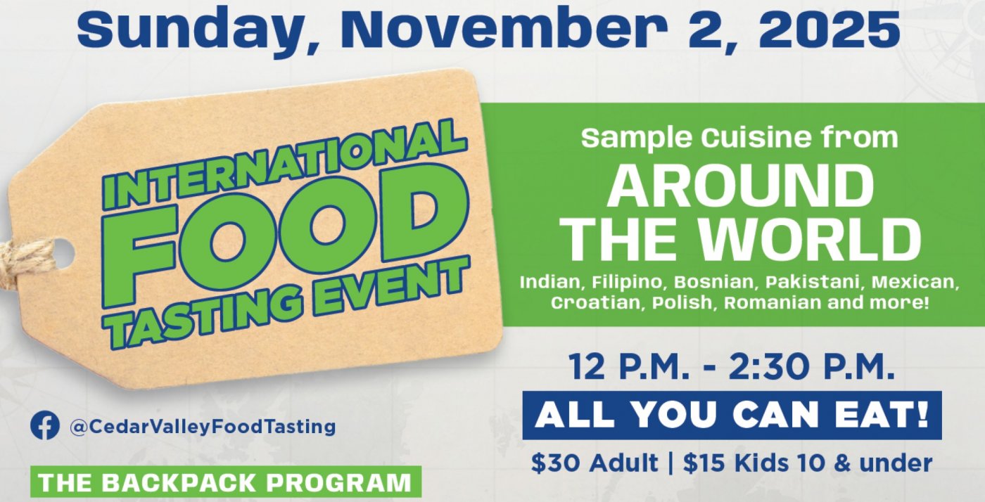 Cedar Valley International Food Tasting Event
