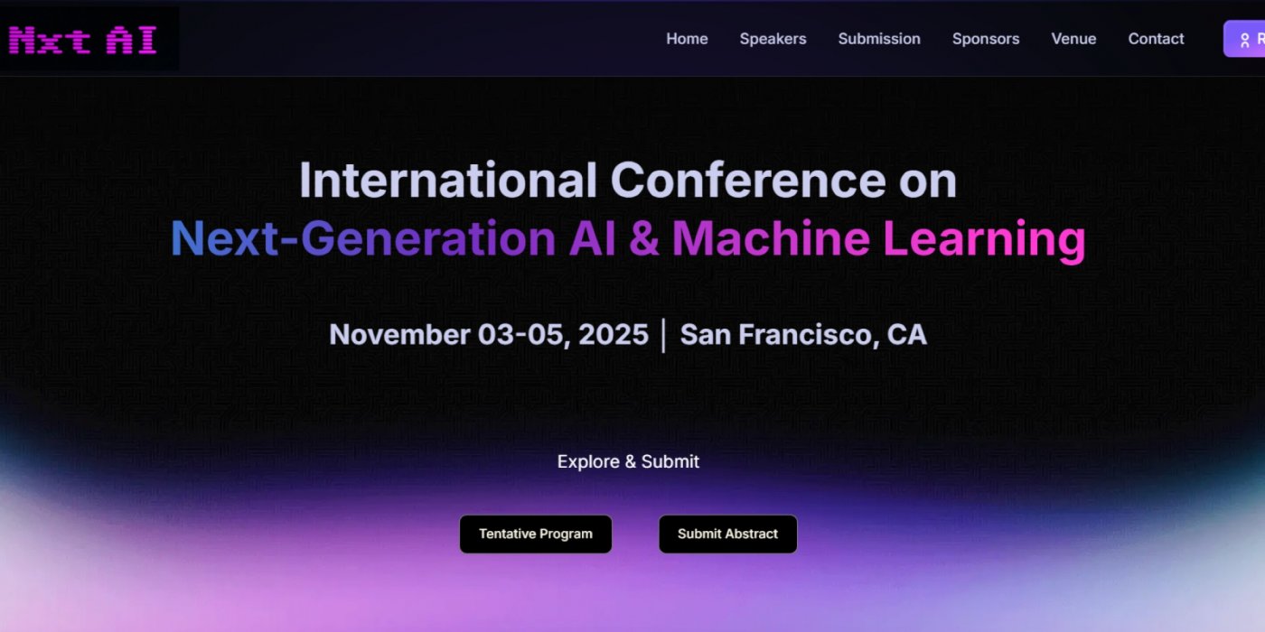 International Conference on Next-Generation AI & Machine Learning