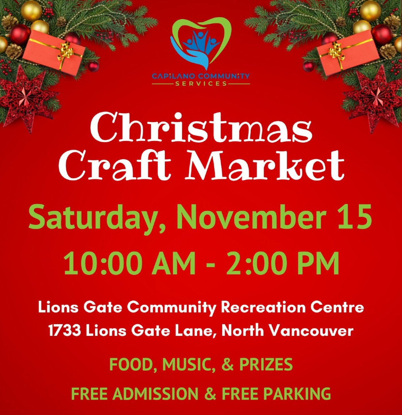 Christmas Craft Market by Cap Services
