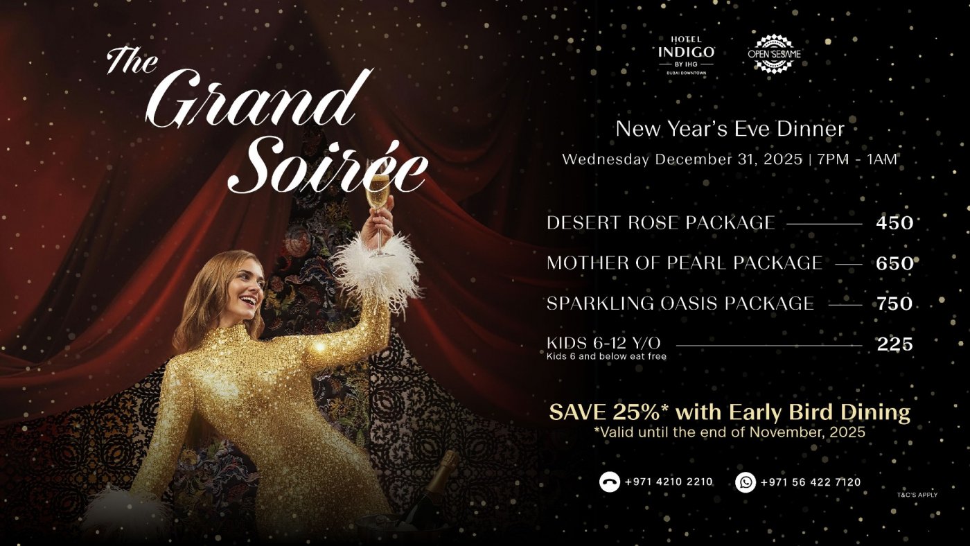 THE GRAND SOIREE NEW YEAR'S EVE OPEN SESAME