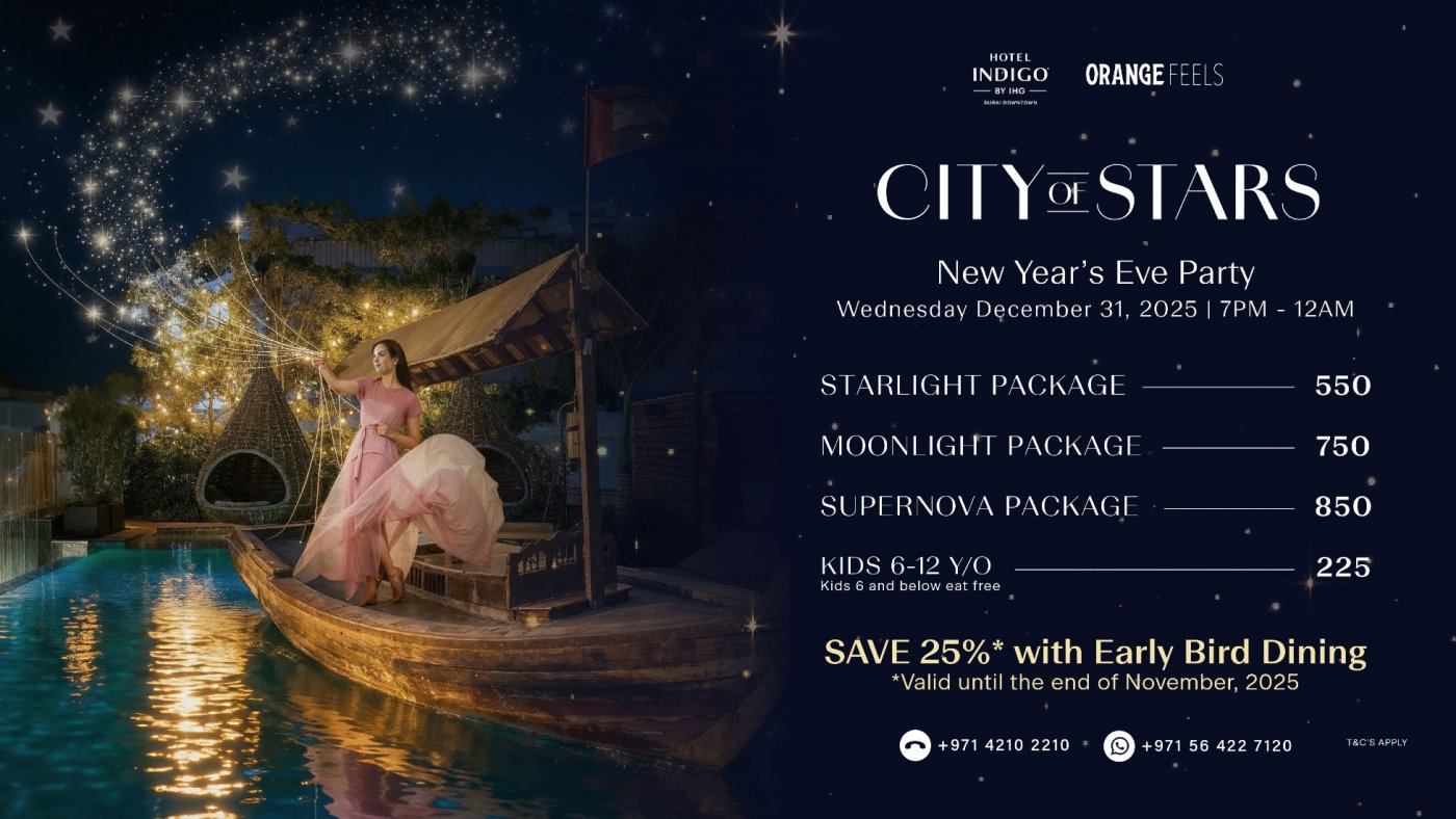 CITY OF STARS NEW YEAR'S EVE ORANGE FEELS