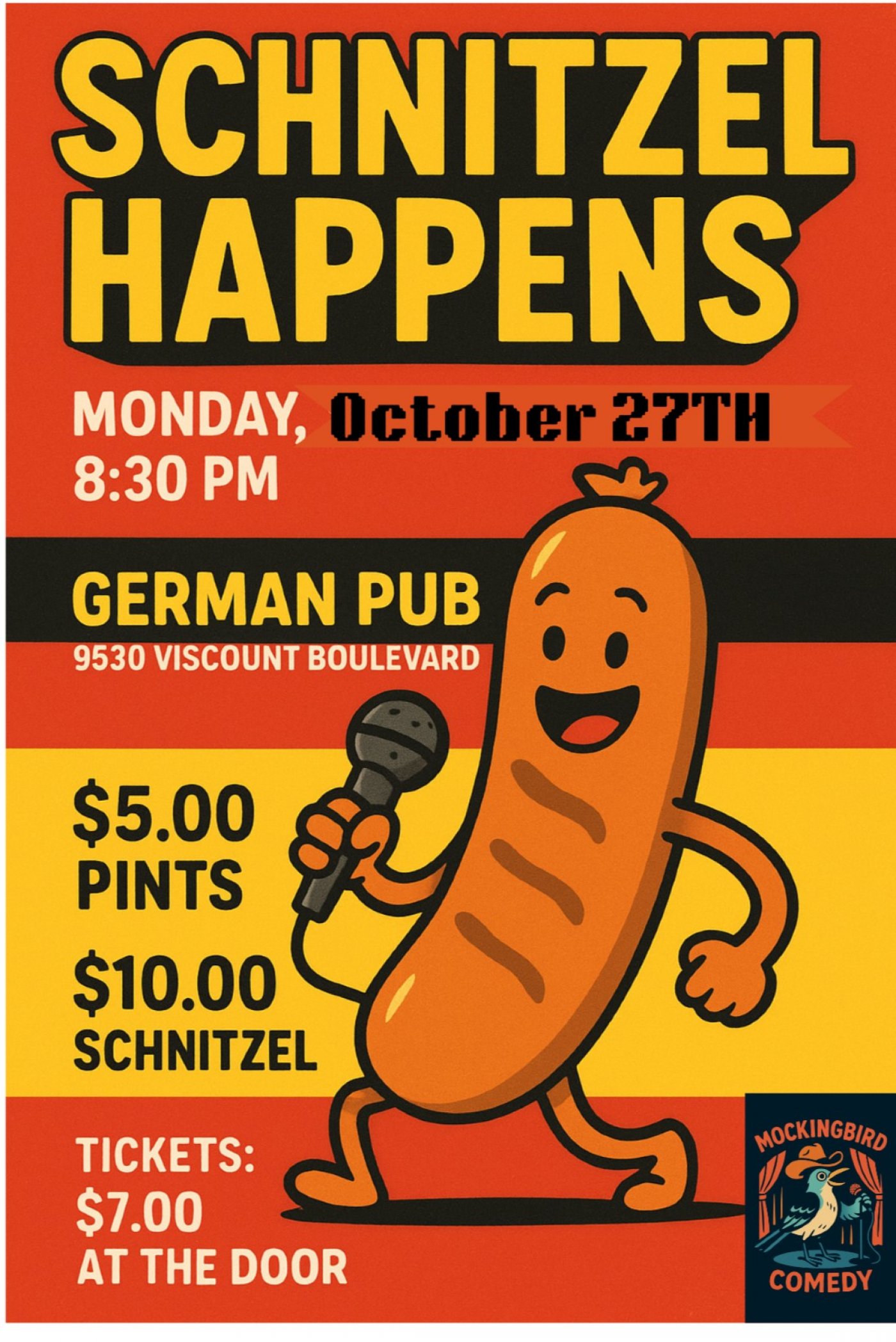 Schnitzel Happens: A Comedy Event