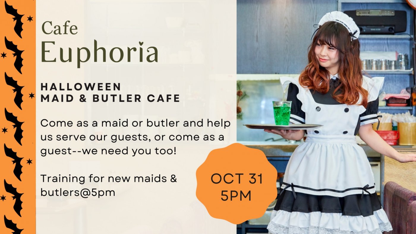 Halloween Maid & Butler Cafe @ Cafe Euphoria