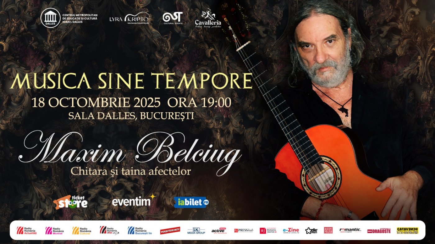 MUSICA SINE TEMPORE - Recital Maxim Belciug. Chitara \u0219i taina afectelor