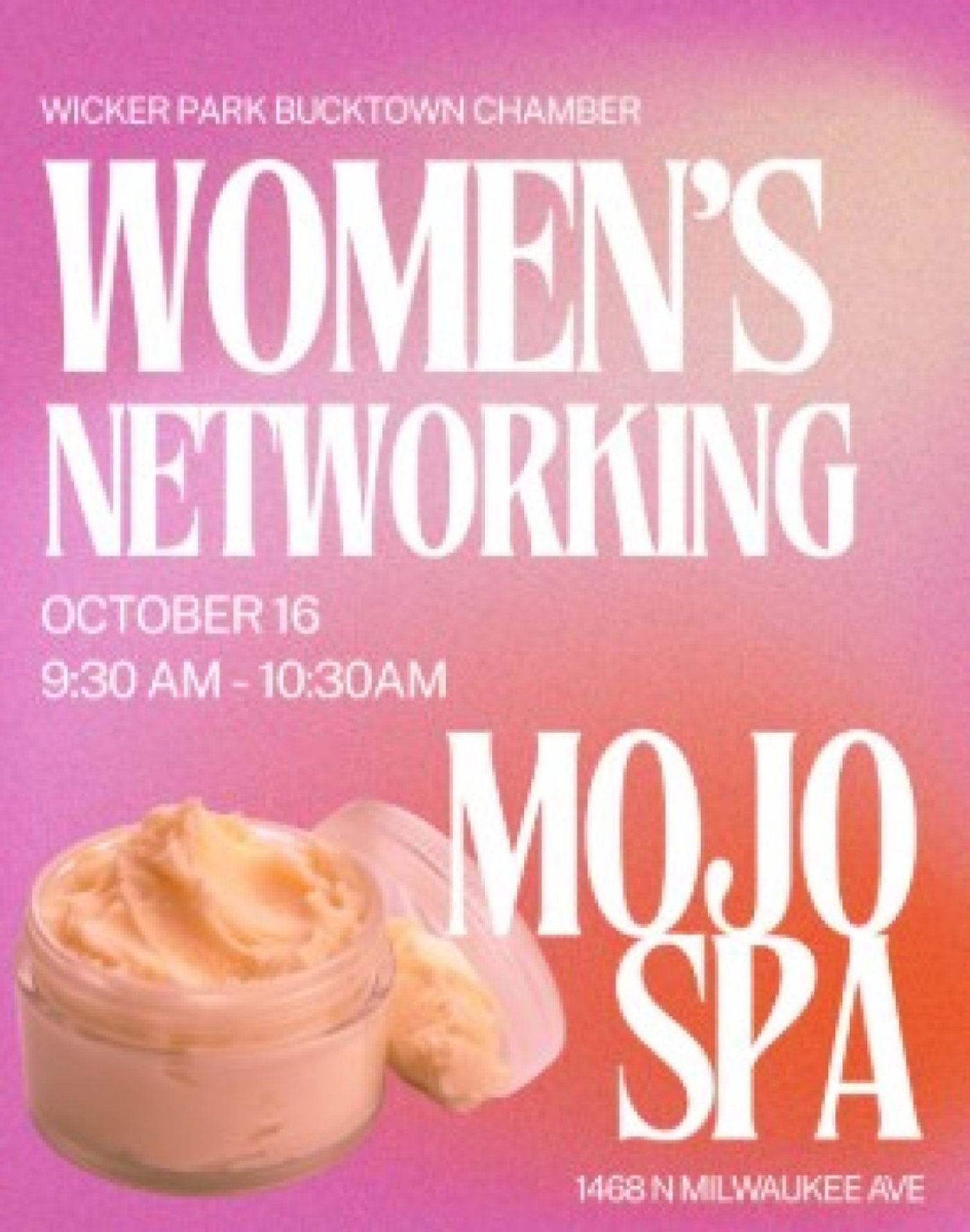 Wicker Park Bucktown Women's+ Networking | Mojo Spa