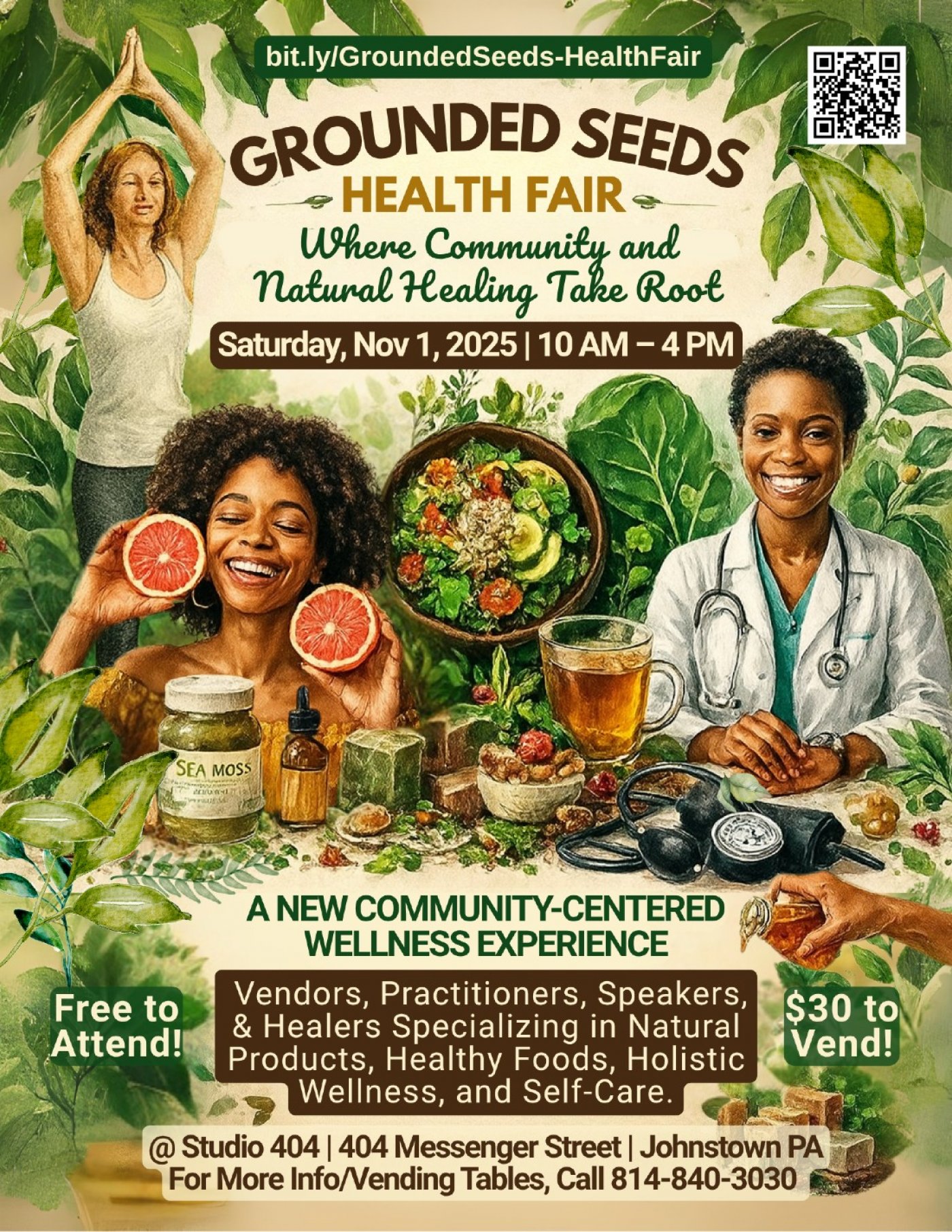 Grounded Seeds Health Fair: Where Community and Natural Healing Take Root