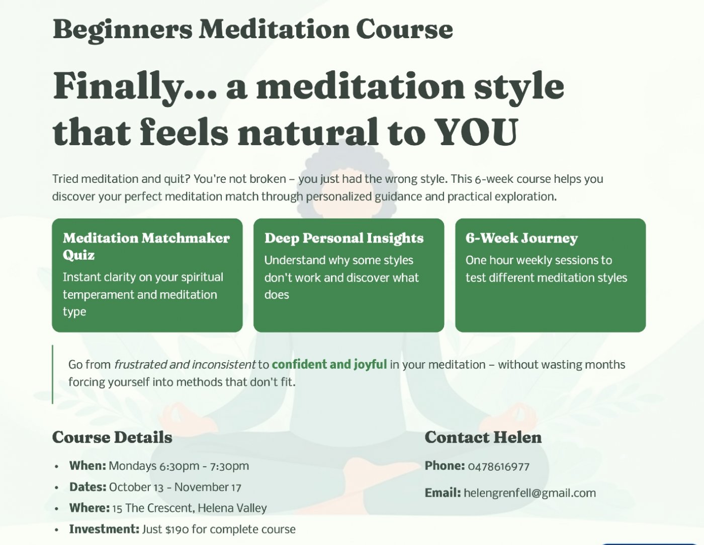 Beginner meditation find the style that suits you