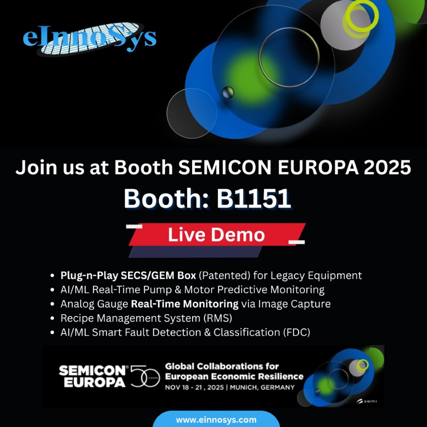 SEMICON Europa 2025 - Booth B1151