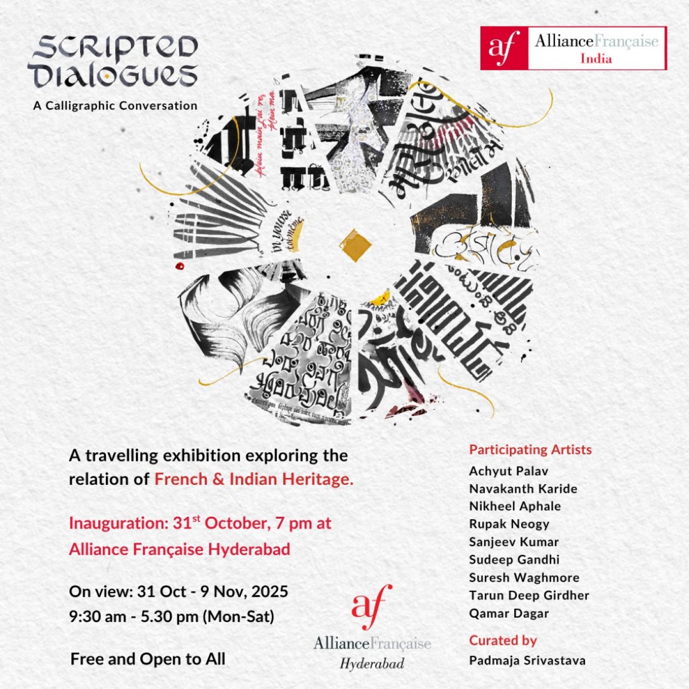 Scripted Dialogues \u2013 A Calligraphic Conversation