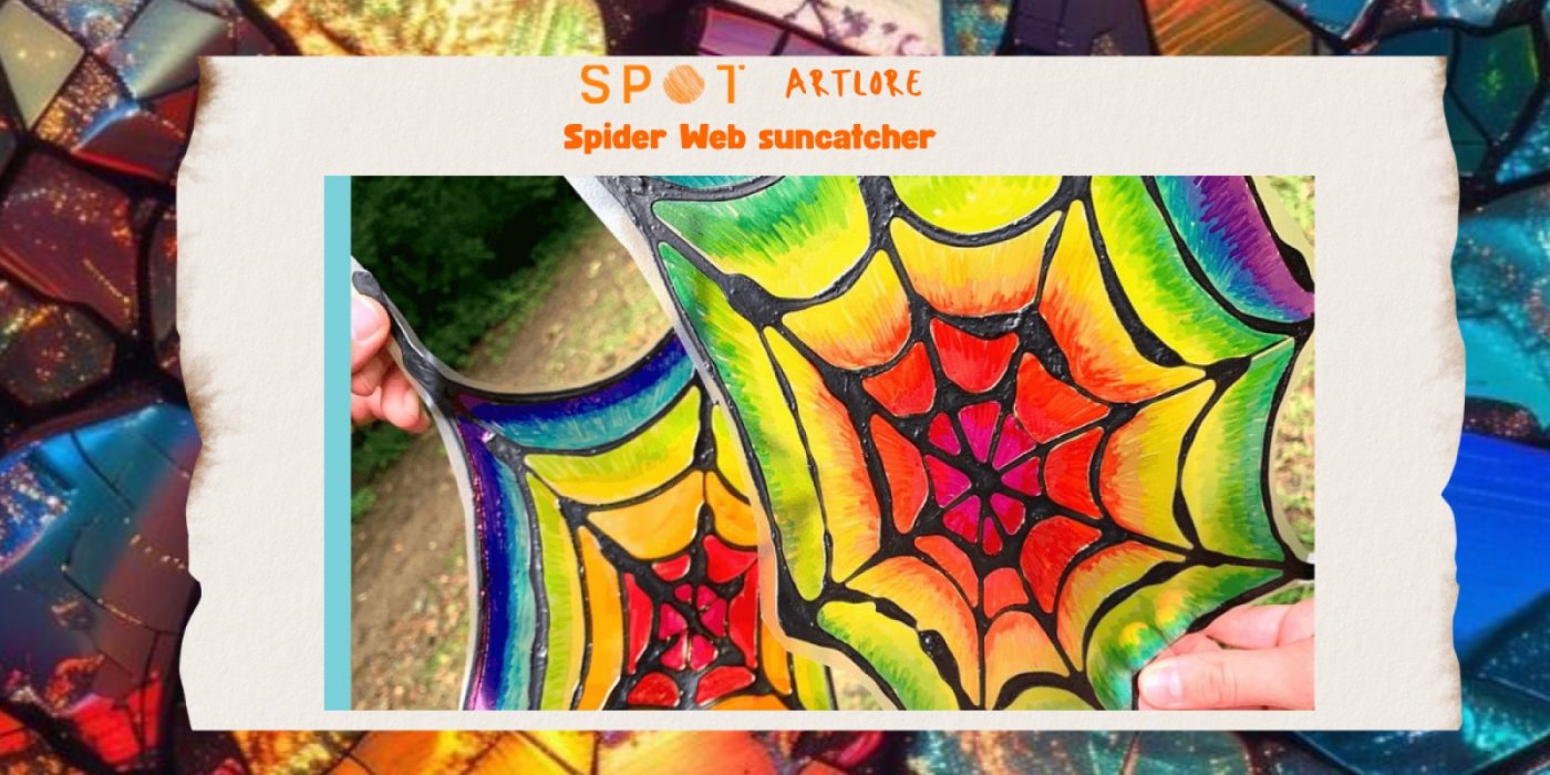 SPOT Microschool Artlore Program: Spider Web Suncatcher