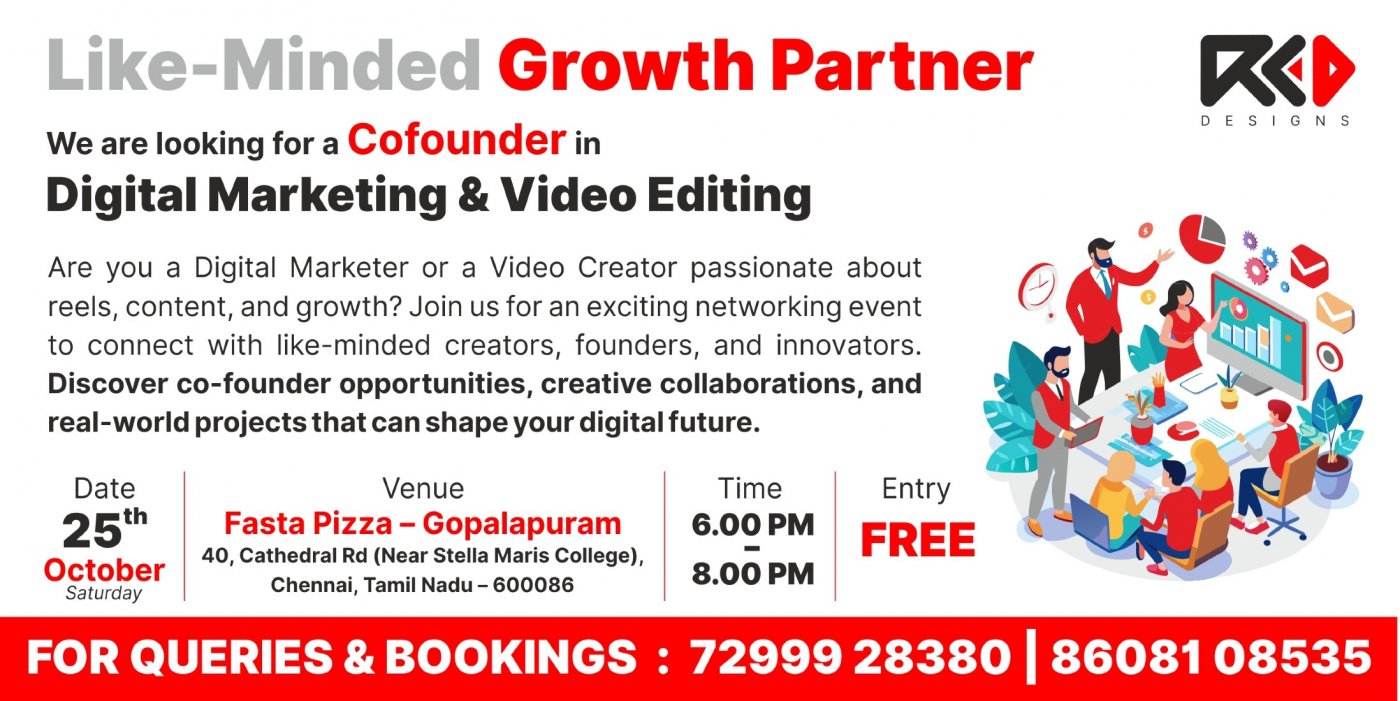 Cofounder for Digital Marketing and video Editing