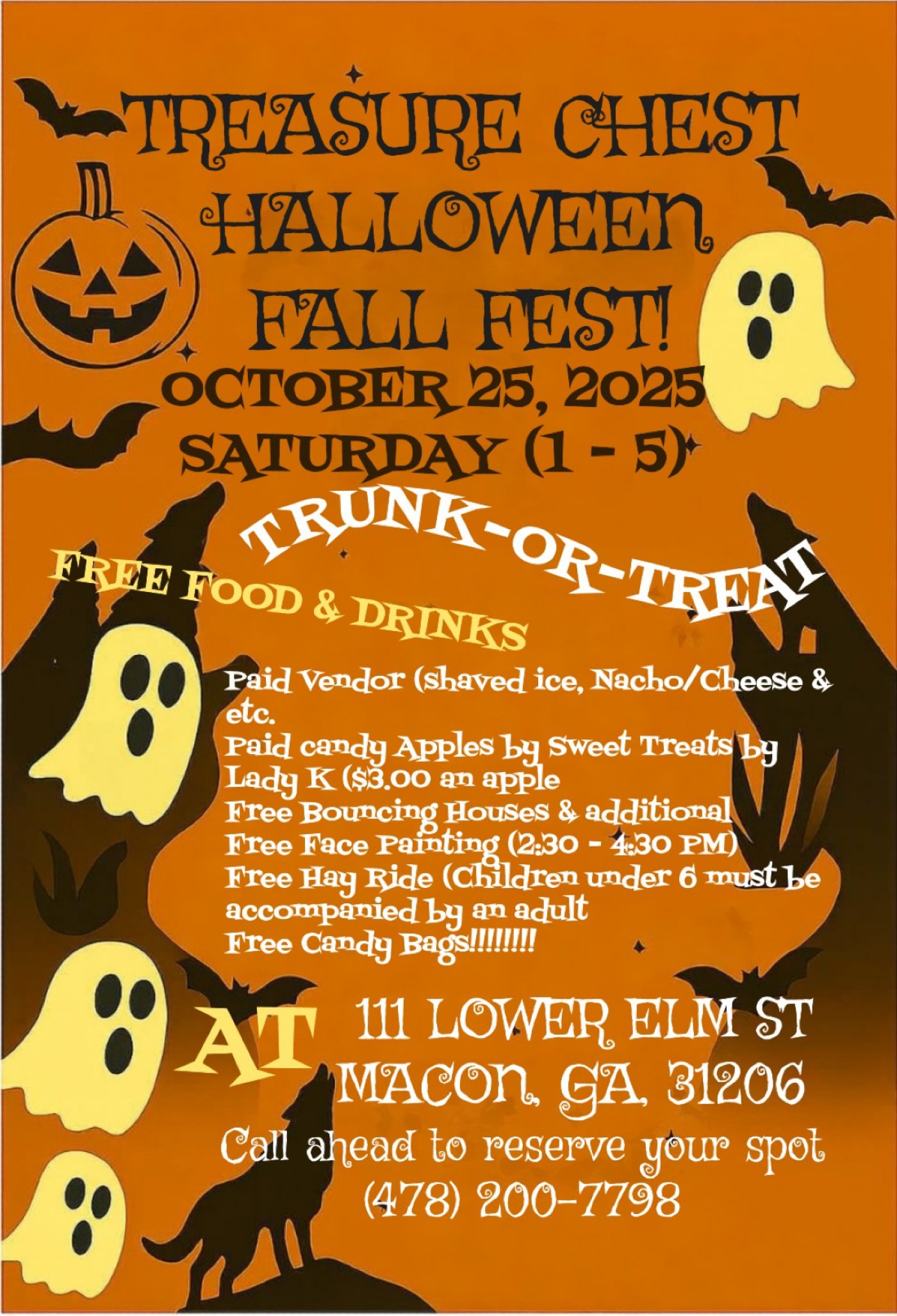 Treasure Chest Halloween Fall Fest Trunk-or-Treat