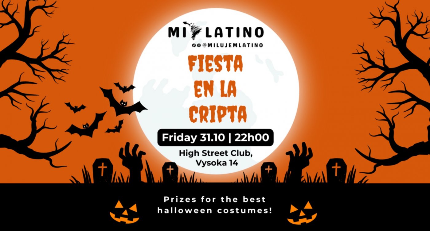 MiLatino Halloween \ud83c\udf83 Fiesta en la cripta \ud83d\udc7b