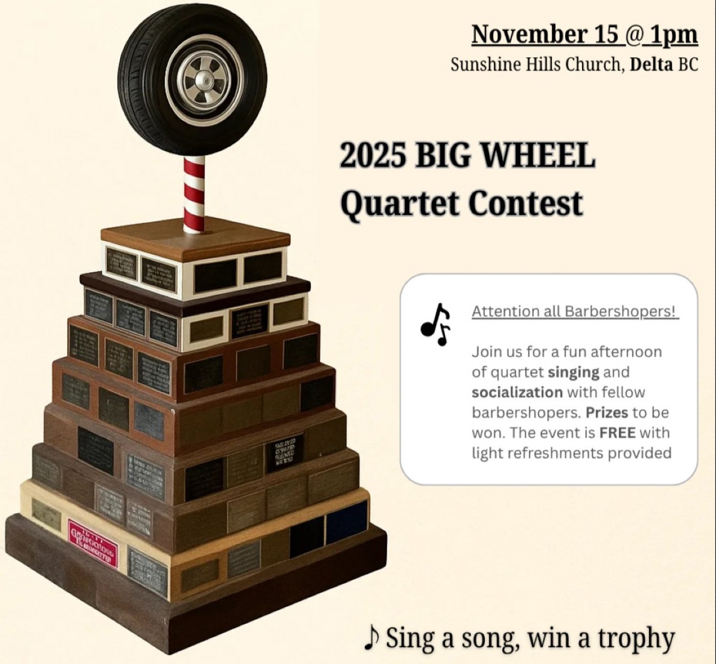2025 Big Wheel Quartet Contest
