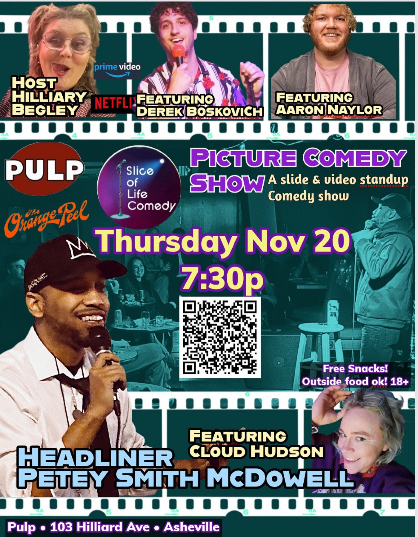 Standup Comedy Picture Show with Petey Smith McDowell
