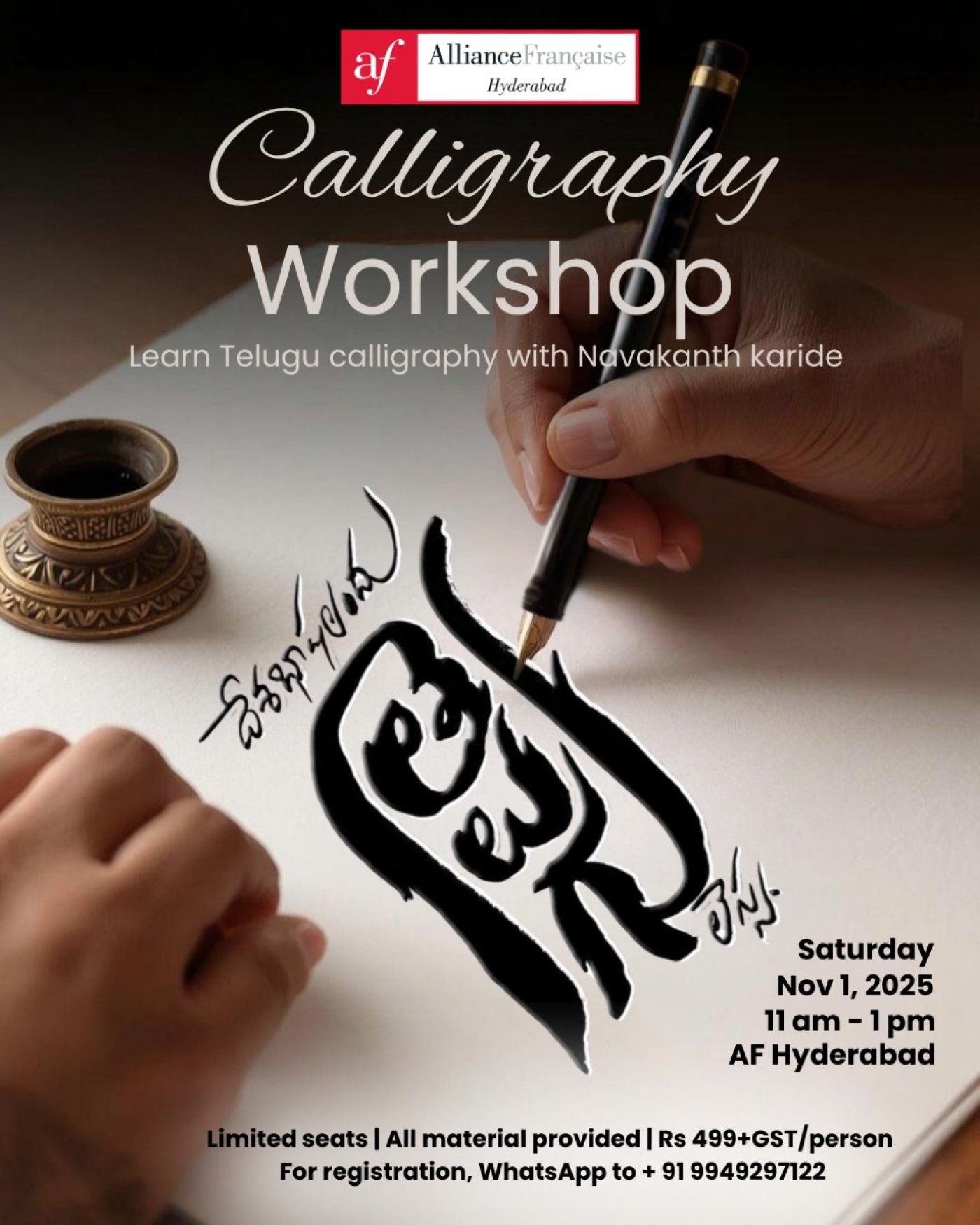 Telugu Calligraphy Workshop