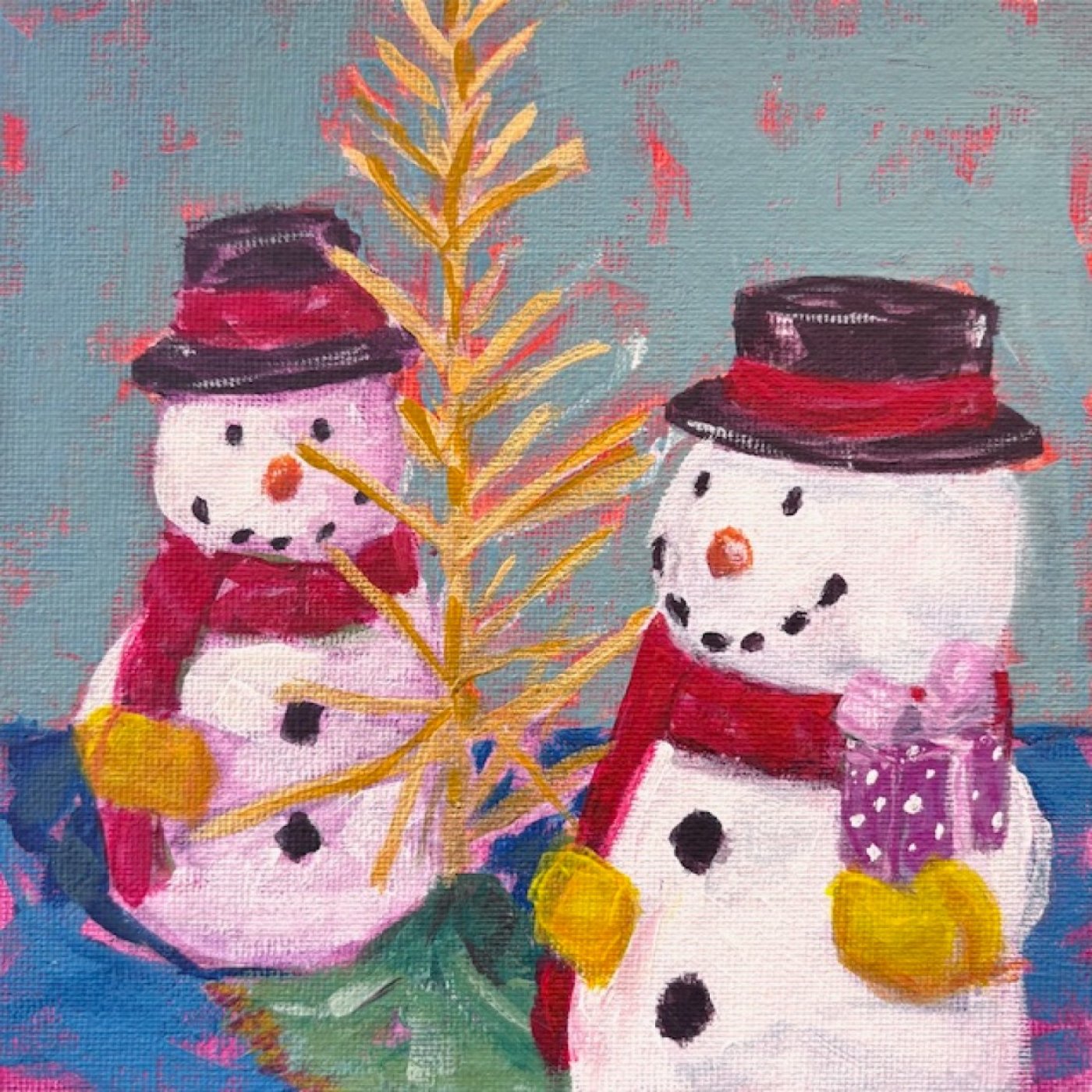 November 7 Winter Wonderland on Canvas