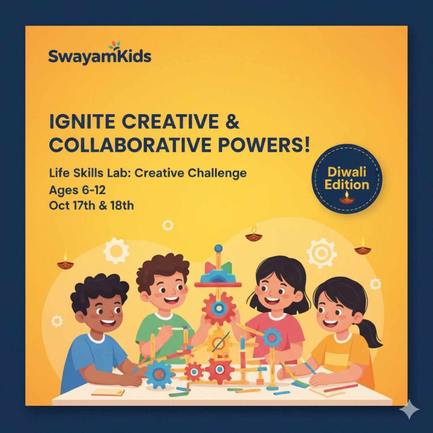 Swayam Life Skill - Creative Collaboration and Upcycling Challenge (Diwali Edition)