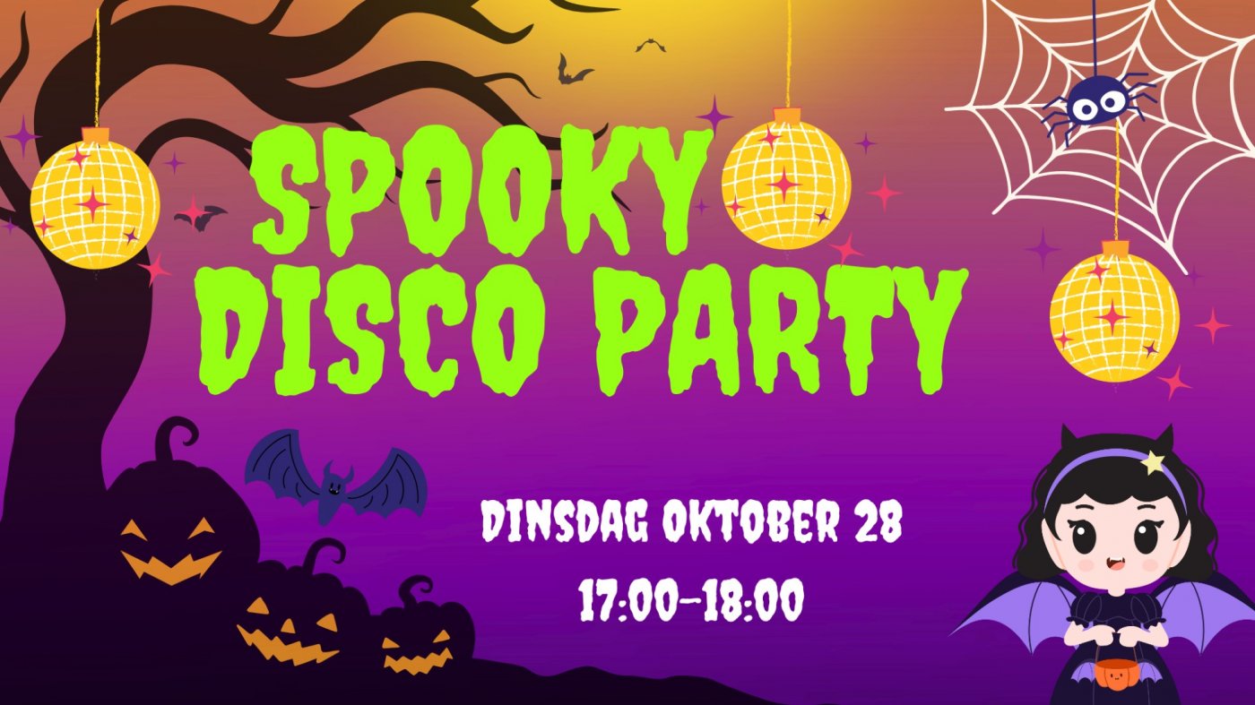 Spooky Disco Party For Kids\/ Gratis for Ooievaarpas