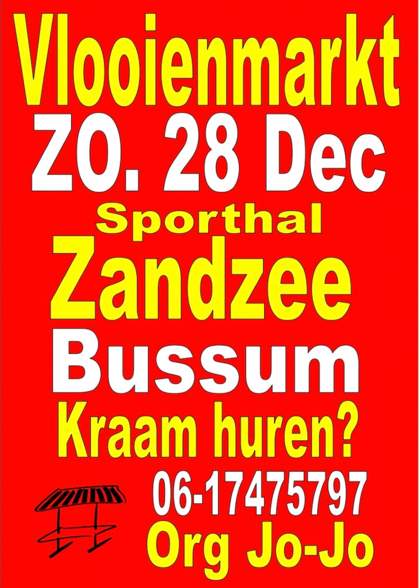 Vlooienmarkt Zandzee Bussum