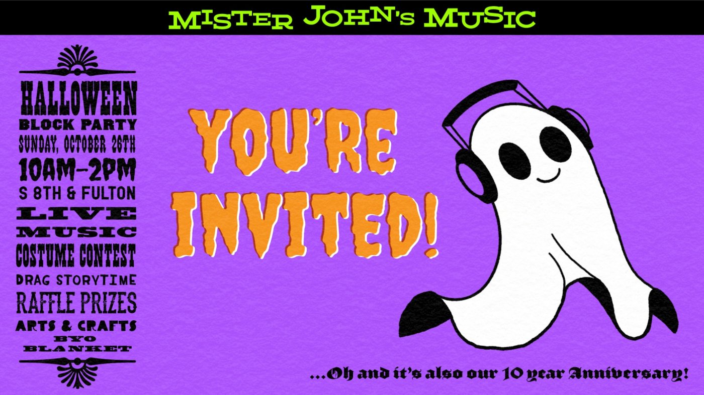Mister John's GIANT Halloween Block Party