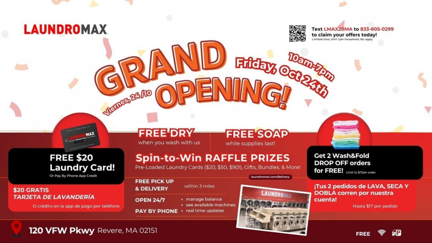 Laundromax Grand Opening Celebration