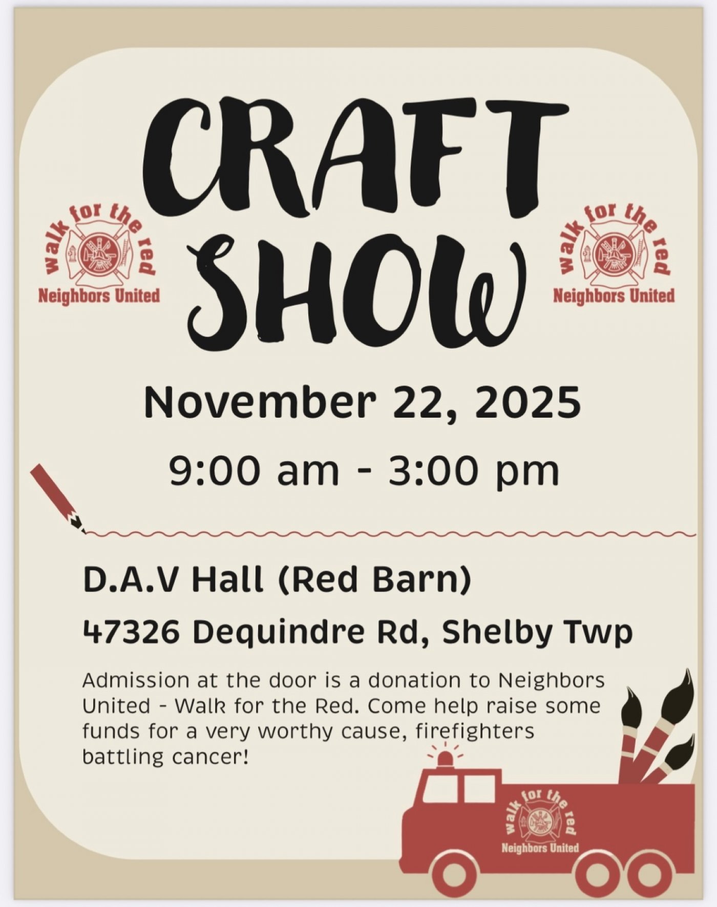 Neighbors United Craft Show