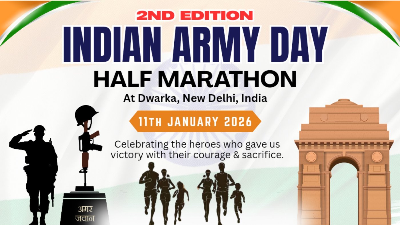INDIAN ARMY DAY HALF MARATHON (2nd Edition)