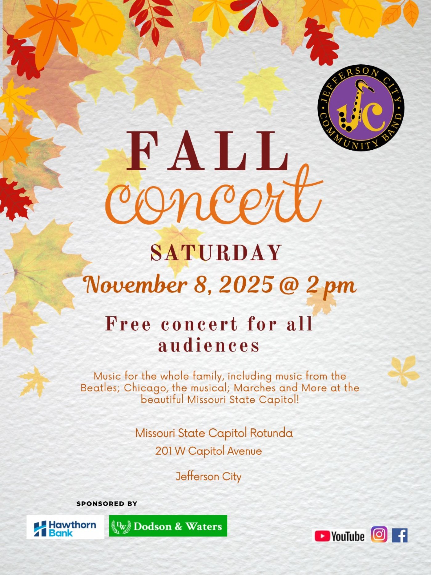 Jefferson City Community Band Fall Concert