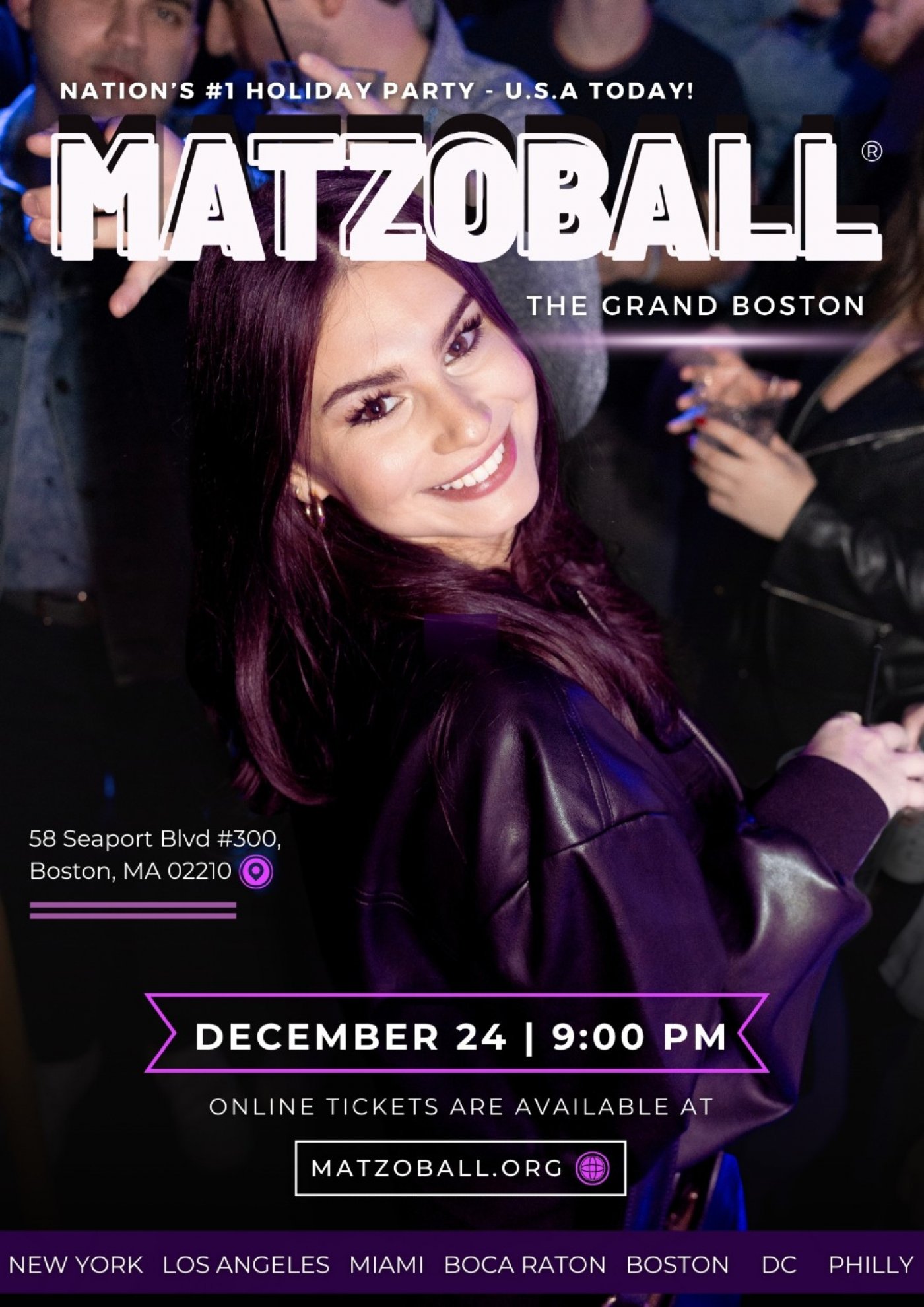 MATZOBALL\u00ae BOSTON XMAS EVE ages 21-49 December 24, 2025